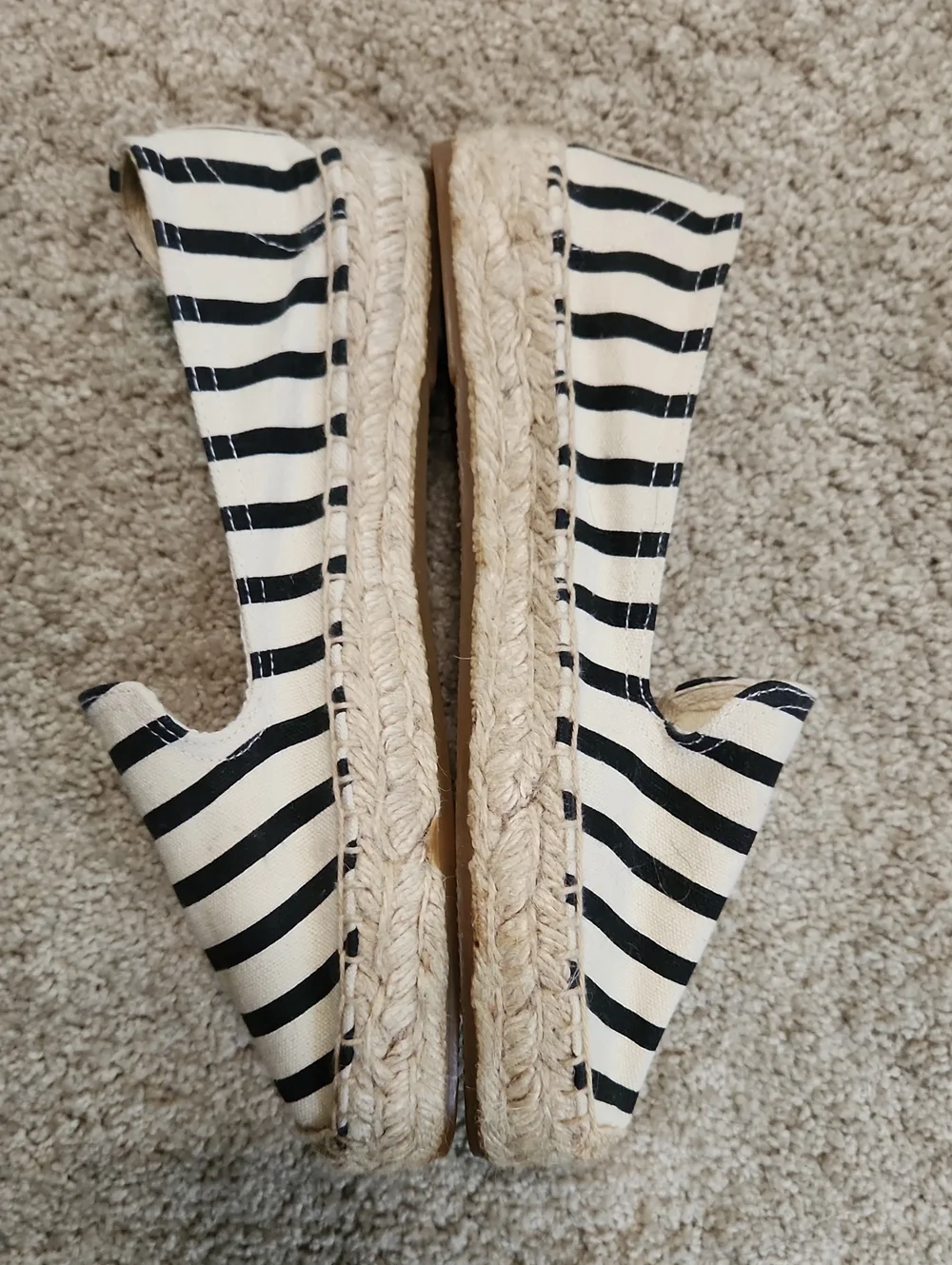 Soludos Striped Espadrilles Size 6.5